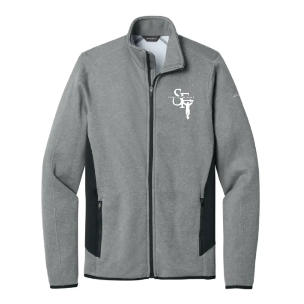Strictly Fitness - Eddie Bauer® Full-Zip Heather Stretch Fleece Jacket