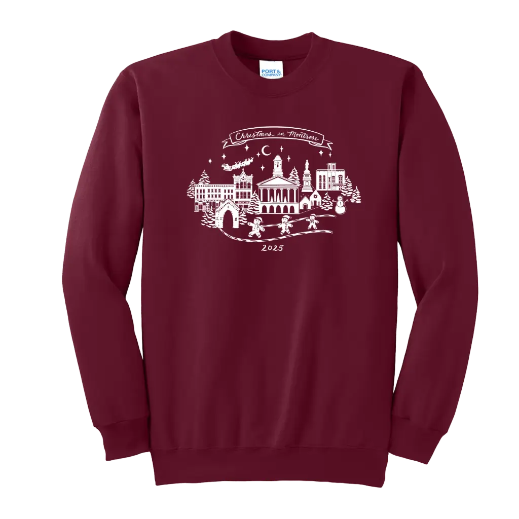 Christmas in Montrose - 2025 One Color Crewneck!