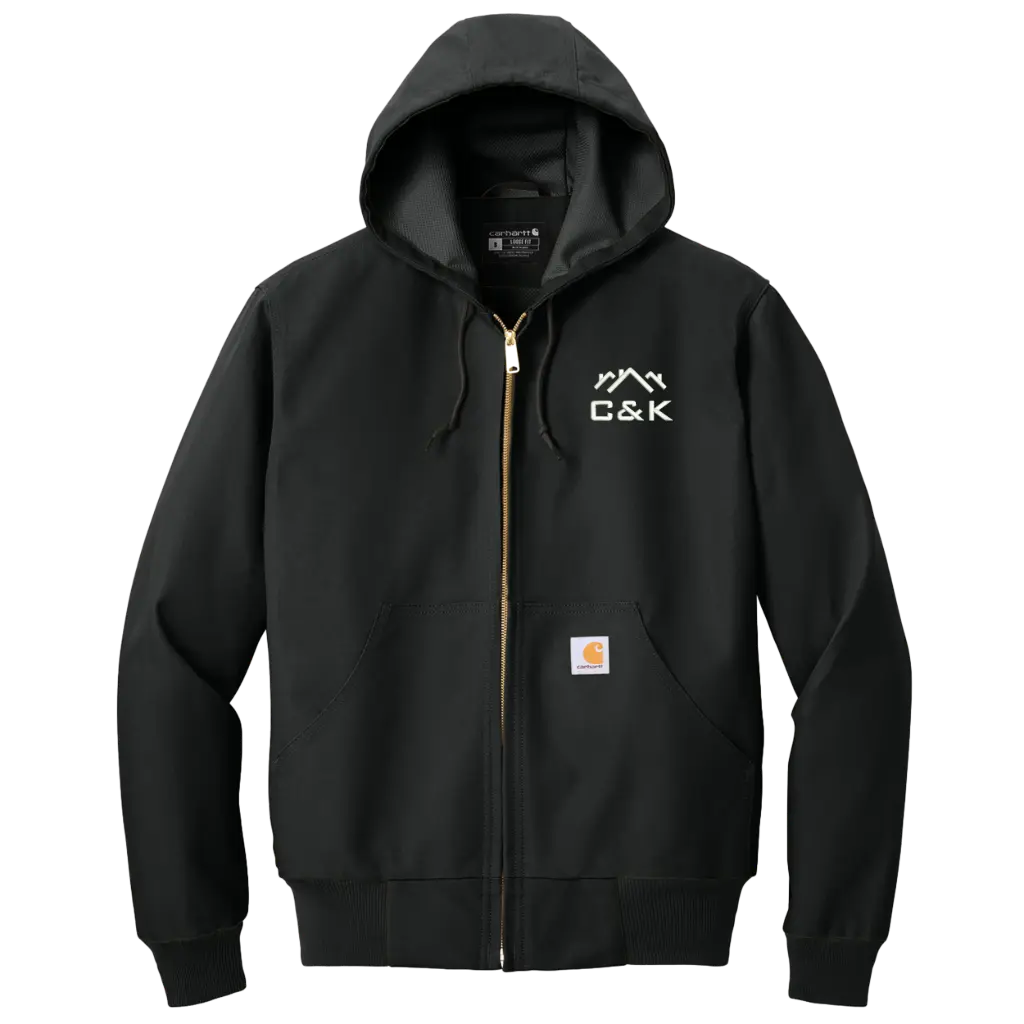 C&K Construction - Embroidered Carhartt Thermal Lined Full Zip