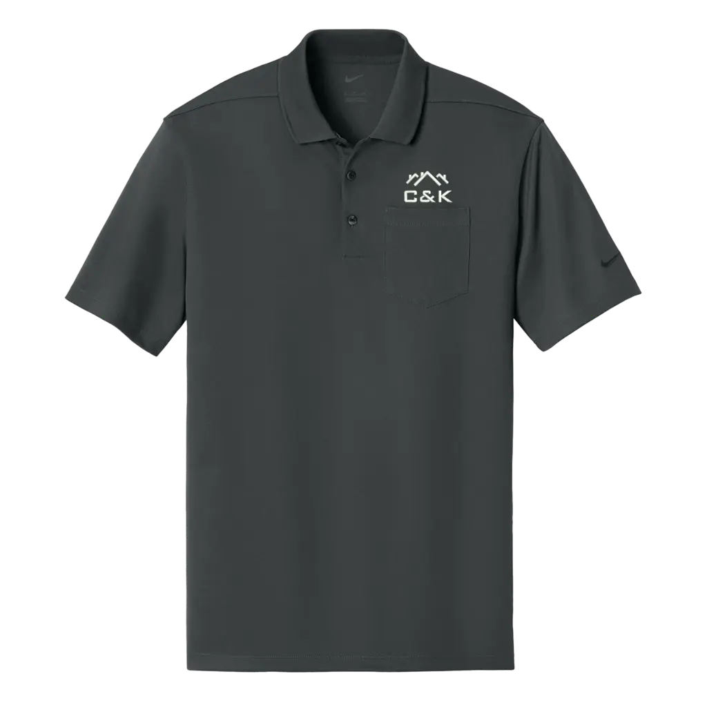 C&K Construction - Embroidered Nike Pique Polo