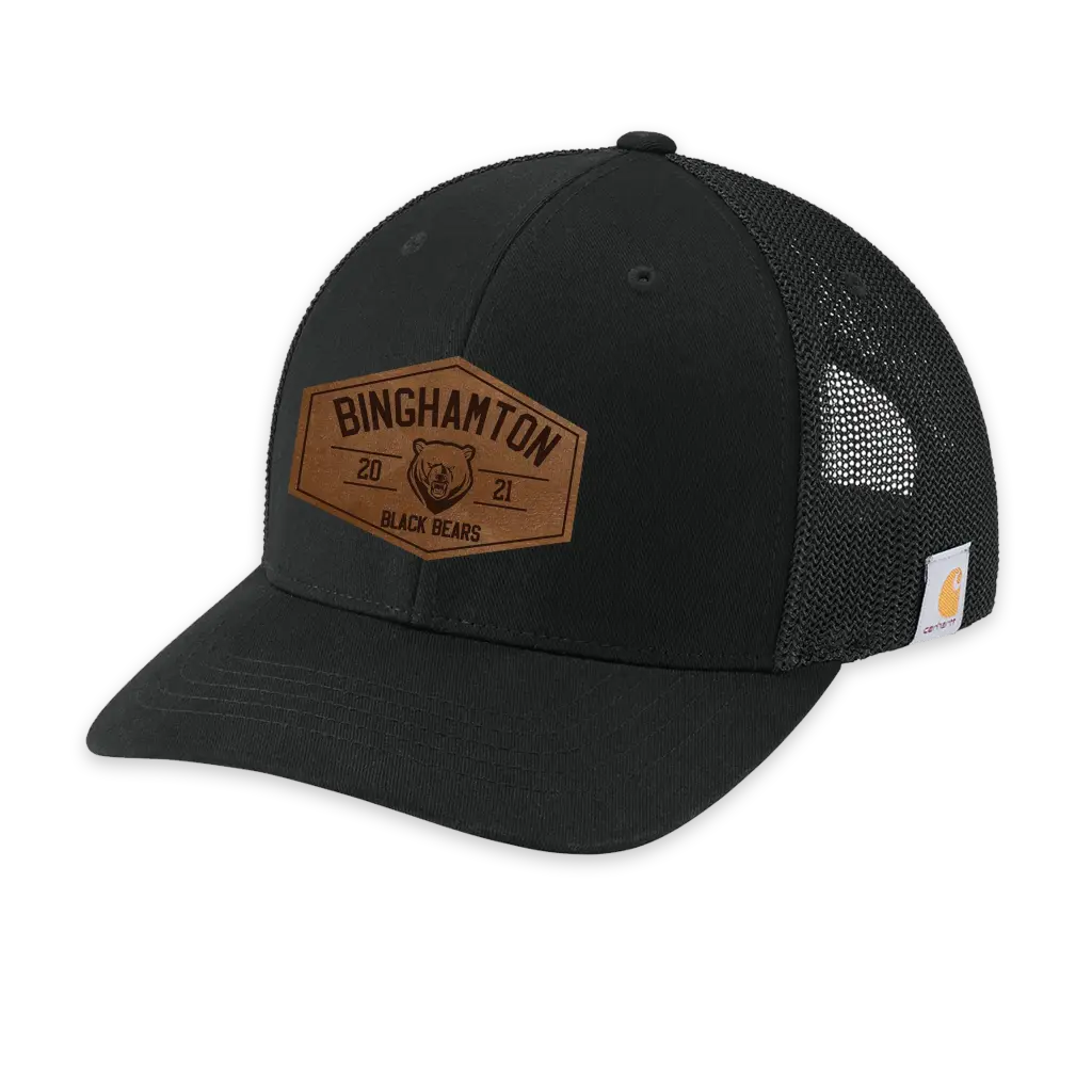 Binghamton Black Bears Carhartt Leather Patch Hat (Online Exclusive)