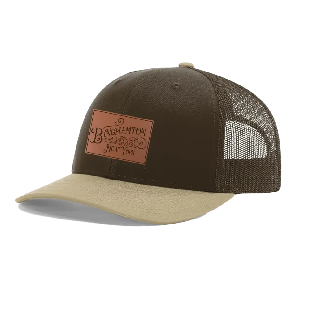 [112 SANMAR - Brown/Brown/Khaki] Binghamton NY - Steampunk Hat