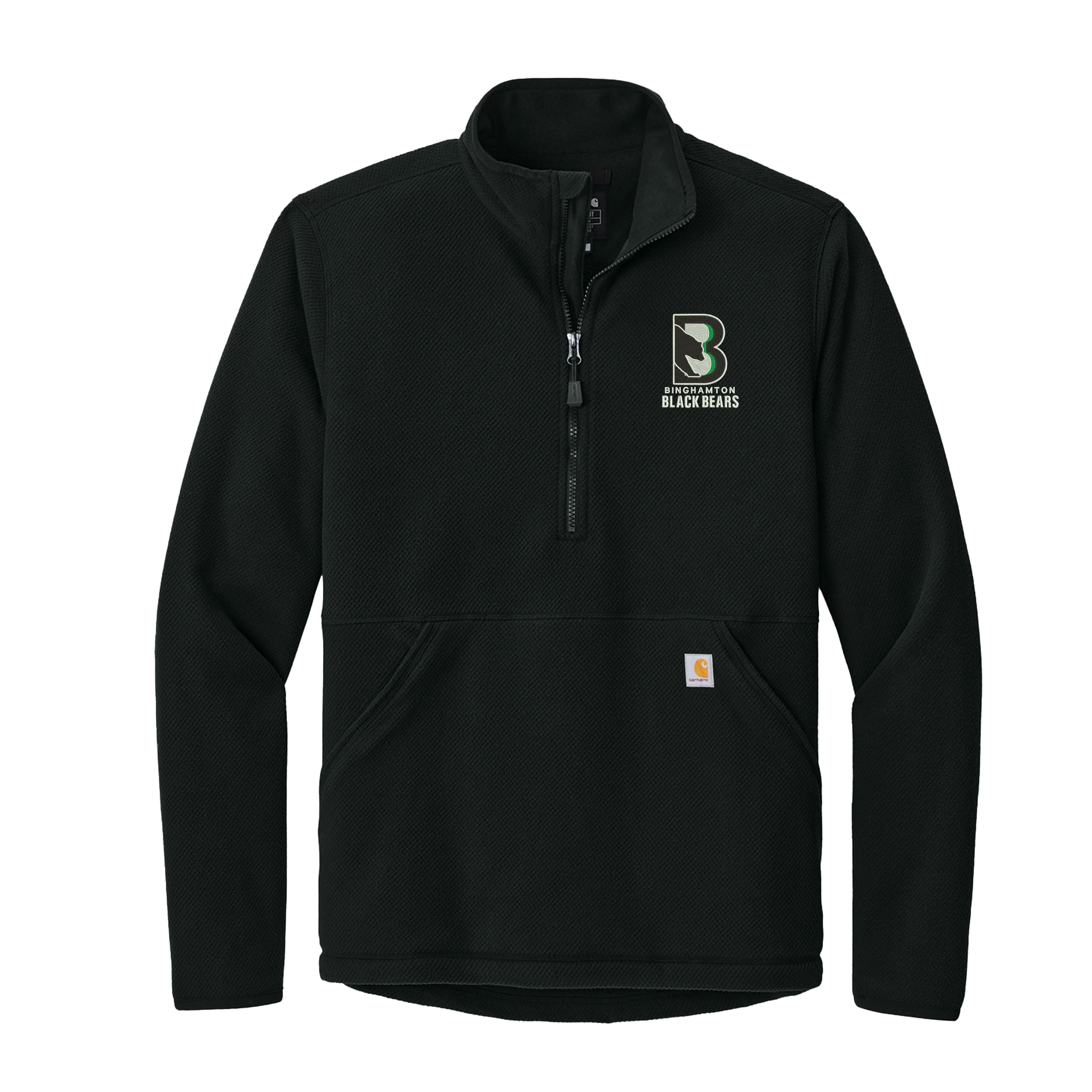 Binghamton Black Bears Carhartt® Textured 1/2-Zip Fleece Jacket