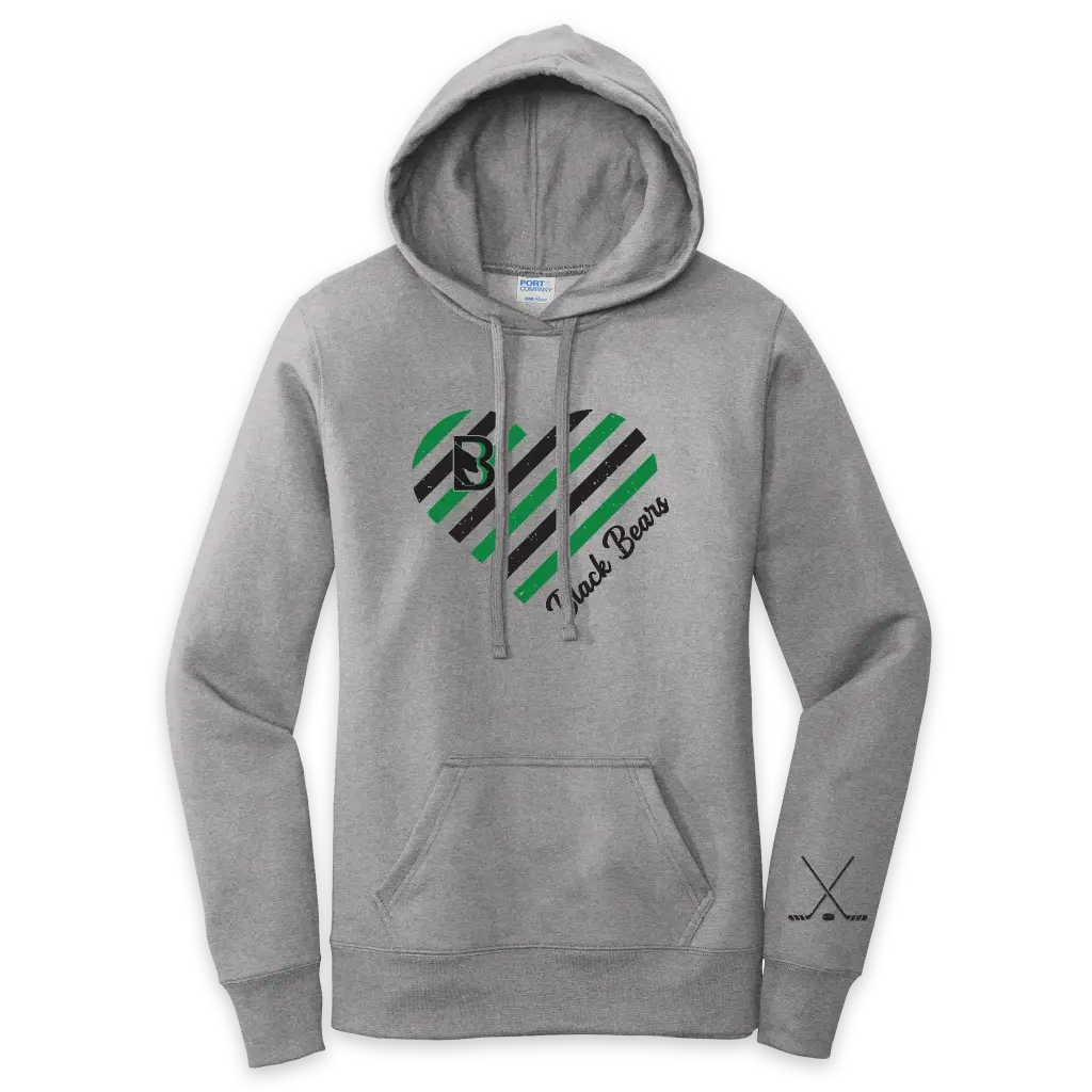 Binghamton Black Bears Ladies Heart Hoodie (Online Exclusive)
