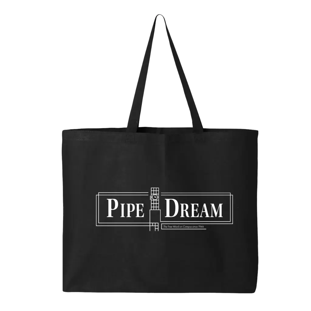 [Q600-BLACK] BU Pipe Dream - Tote Bag (Black)