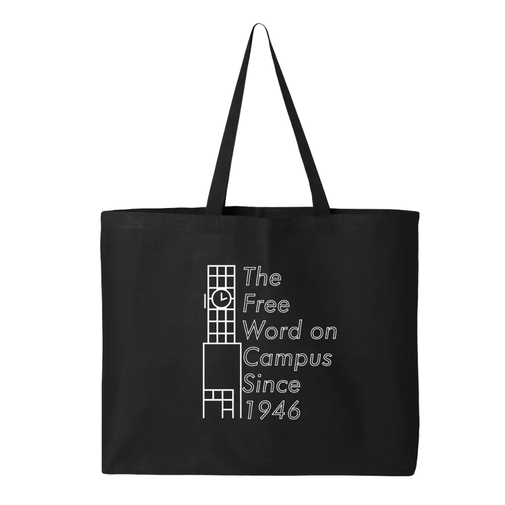 [Q600-BLACK] BU Pipe Dream - Free Word Tote (Black)