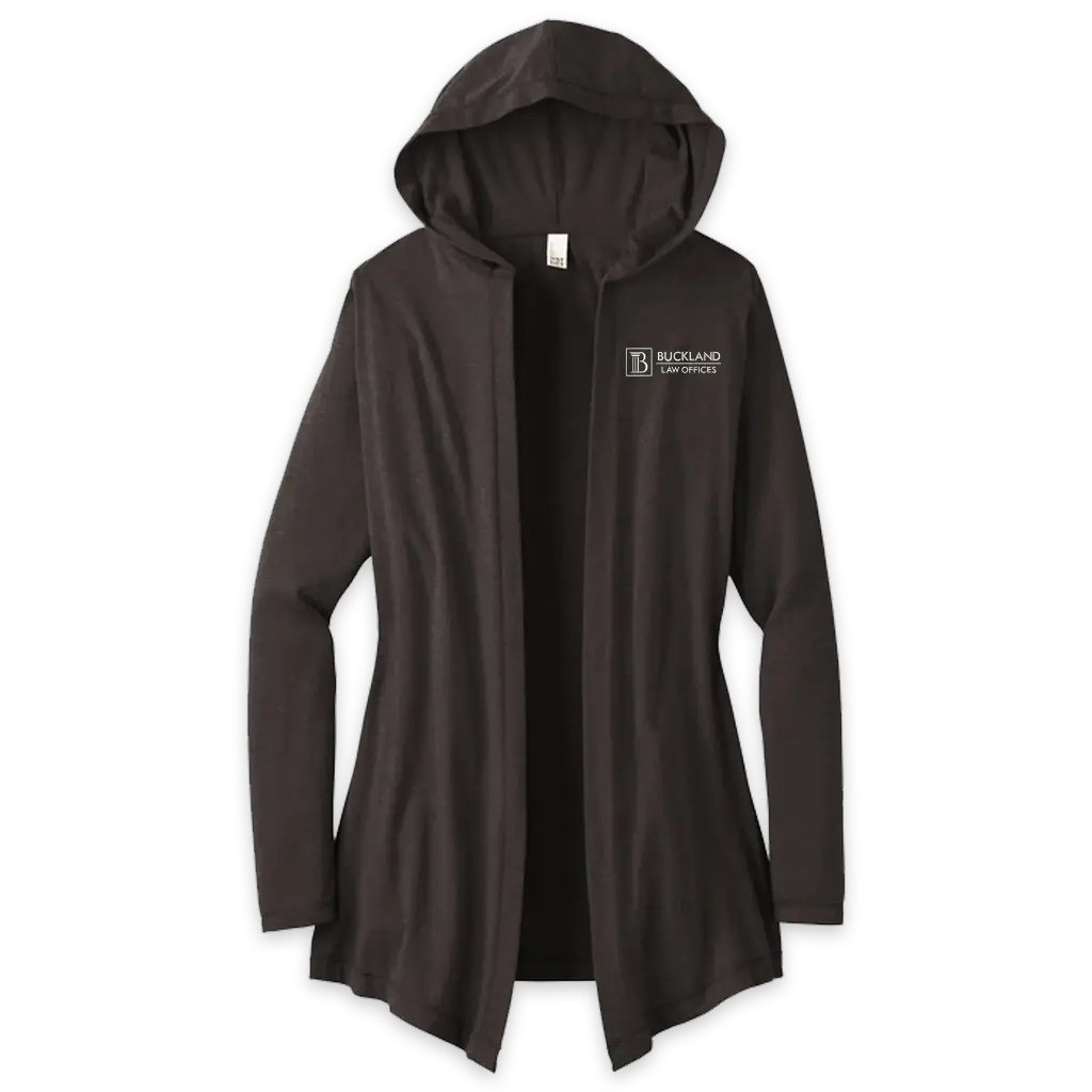 Buckland Law - Embroidered Women’s Perfect Tri ® Hooded Cardigan
