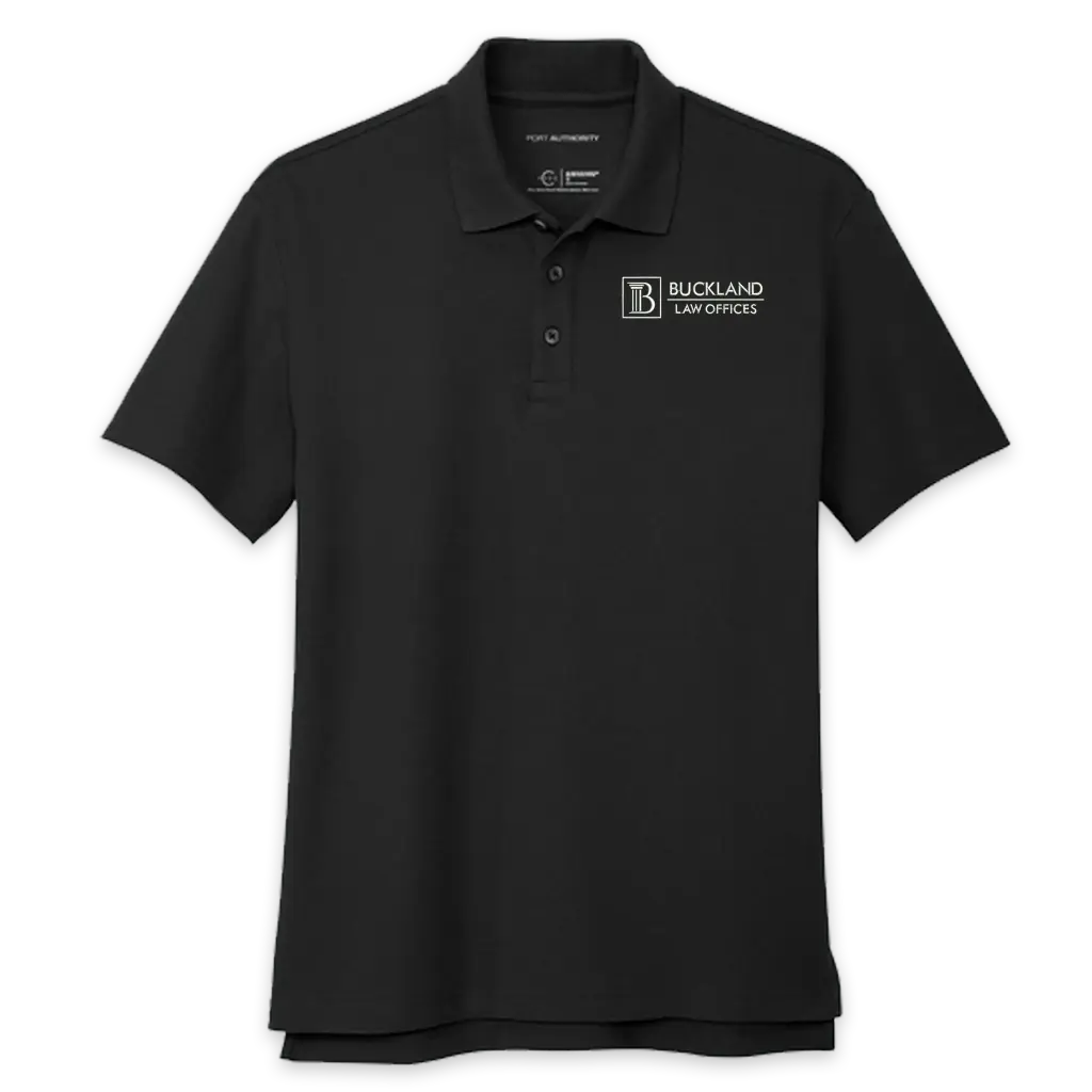 Buckland Law - Embroidered Port Authority® C-FREE® Cotton Blend Pique Polo