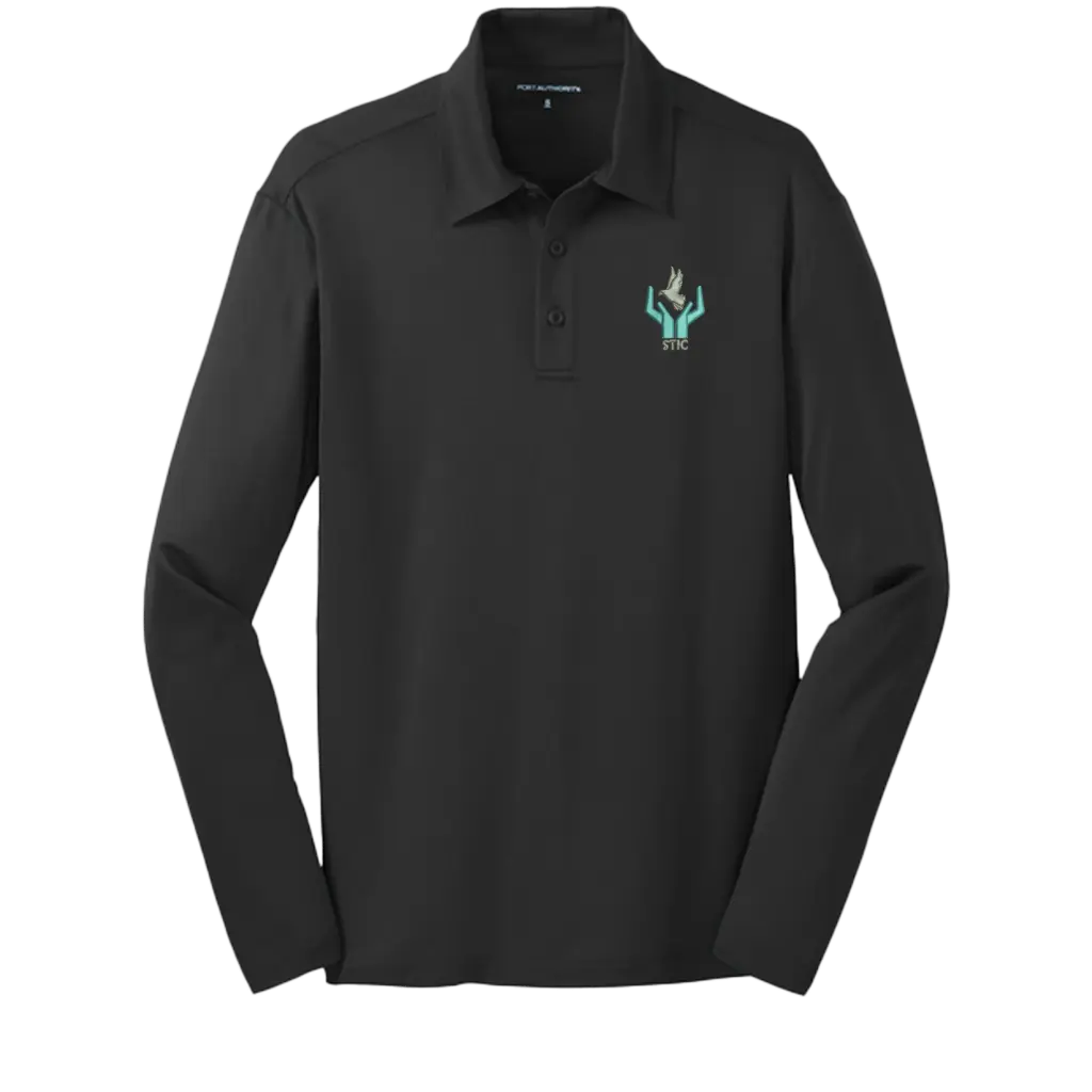 STIC Unisex Long Sleeve Polo - Embroidered!