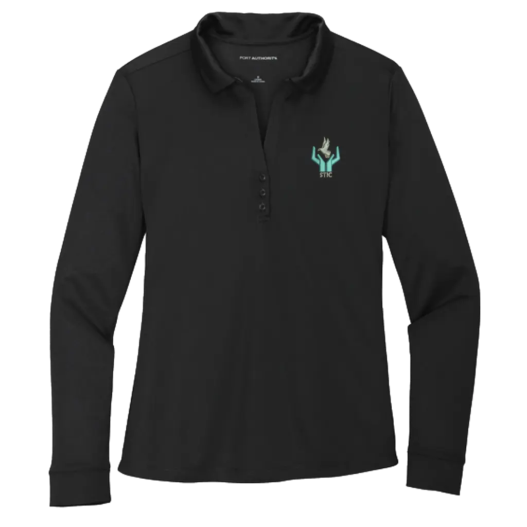STIC Ladies Long Sleeve Polo - Embroidered!