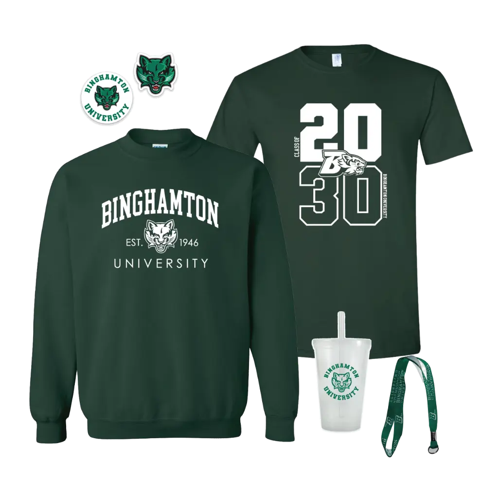 [SF500/ 64000-S-FOREST GREEN] Binghamton University Decision Day Box! (S)