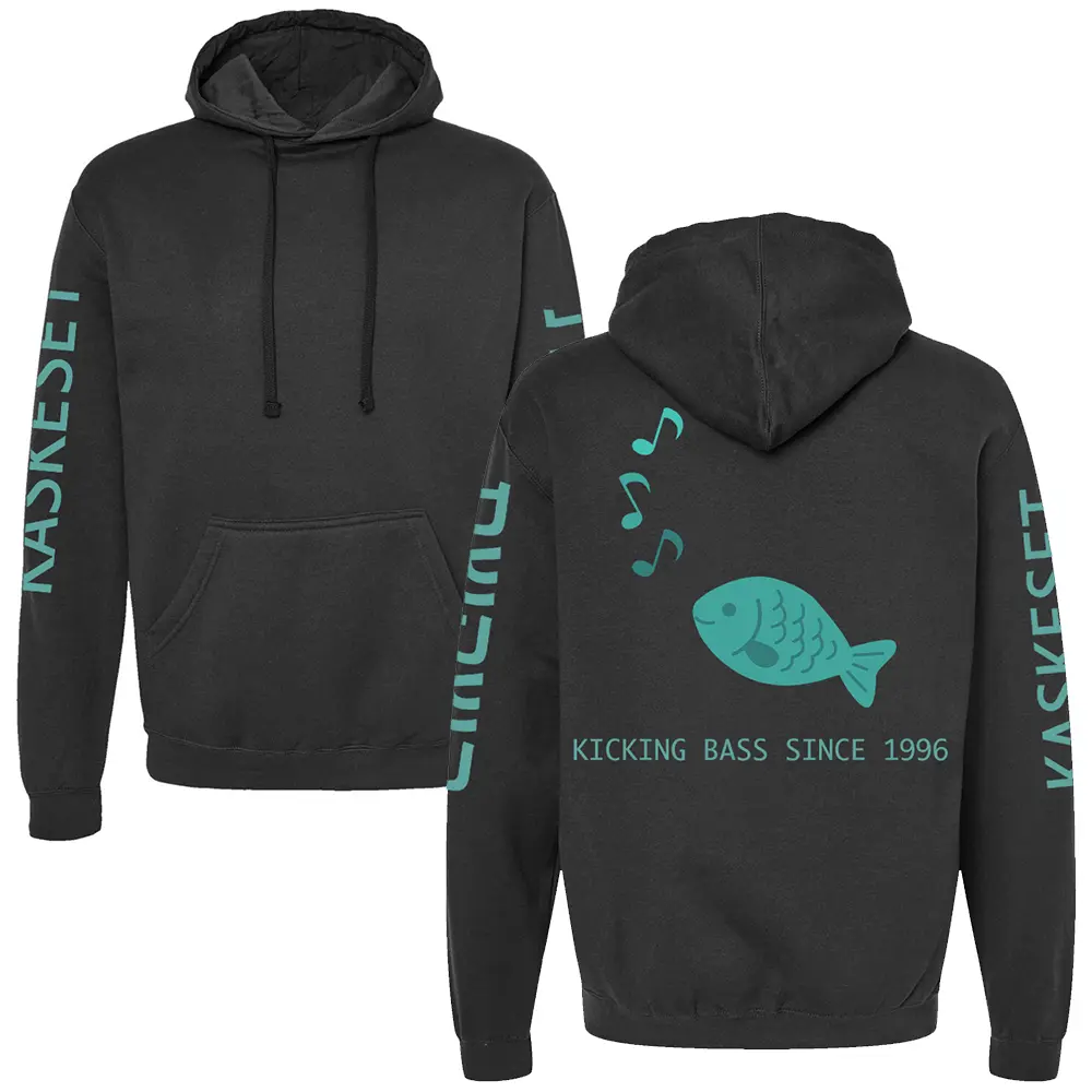[320-S-Black] Kaskeset - Kicking Bass Hoodie (S)