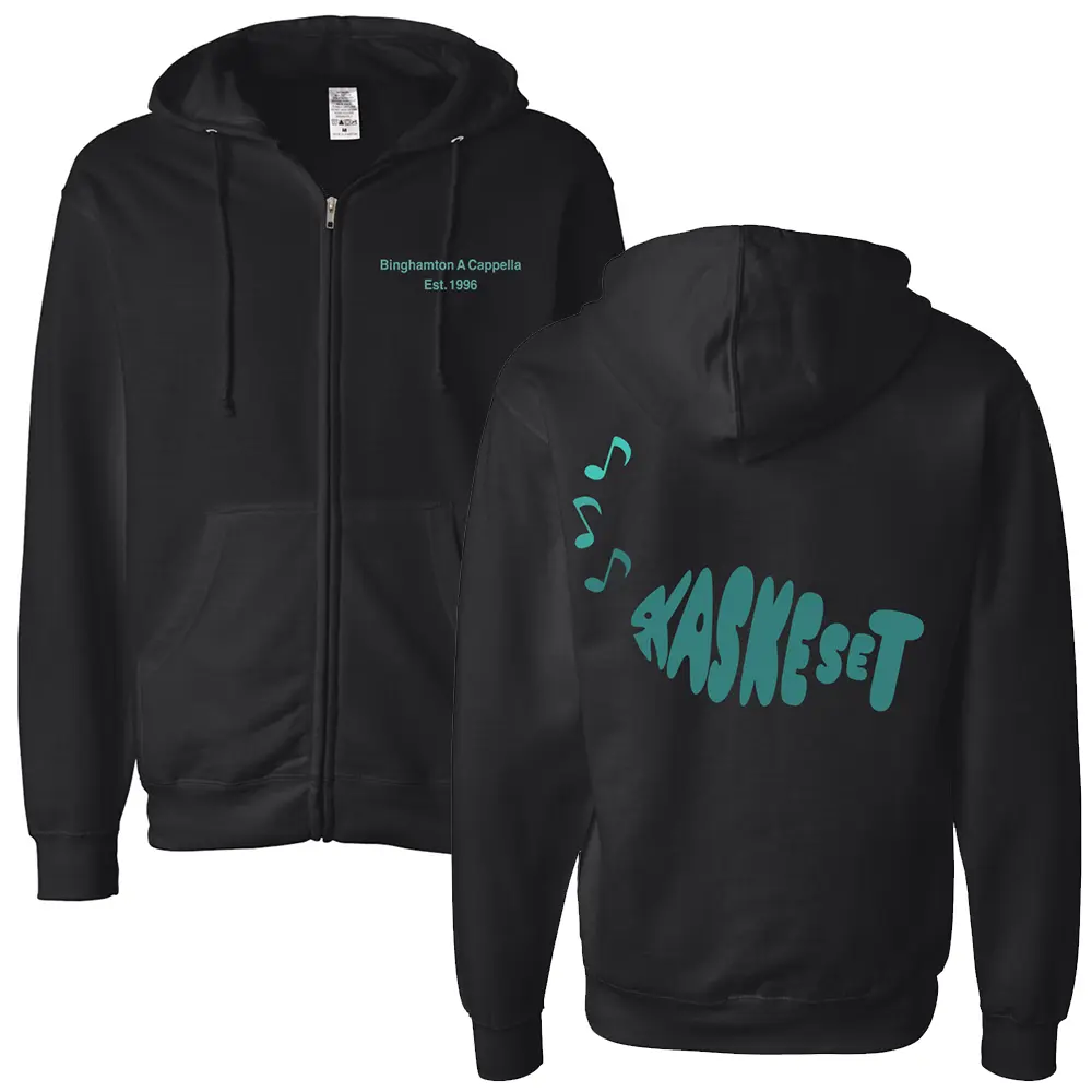 Kaskeset - Letter Fish Full-Zip Hoodie