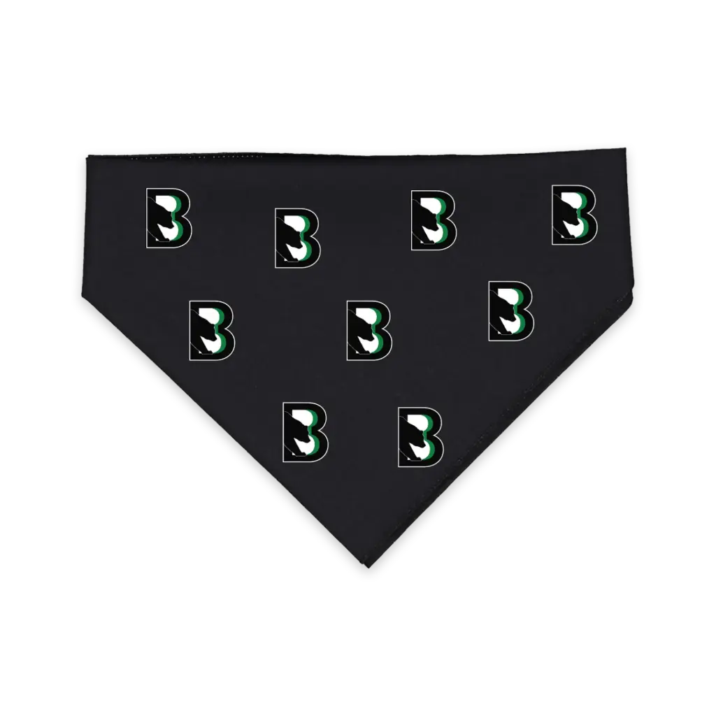 [3905-Black] Binghamton Black Bears Dog Bandana! (Black)