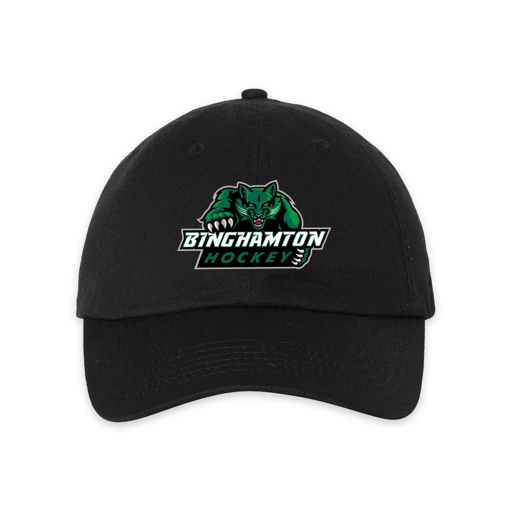 [VC300A-Black] BU Club Hockey Player Hat (Black)
