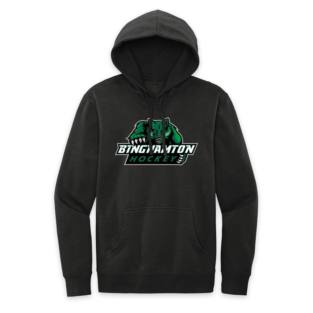 [DT6100-S-Black] BU Club Hockey Player Fleece Hoodie (Black, S)