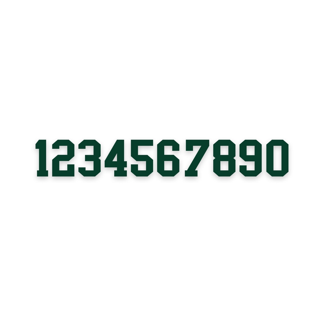 BU Club Hockey Player - Numbers for Helmets