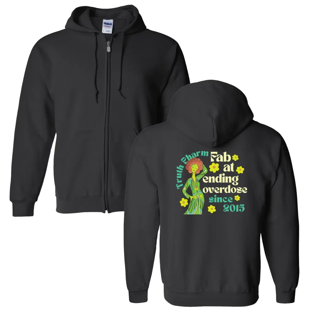 Truth Pharm - Fab At Ending Overdose Full Zip Hoodie