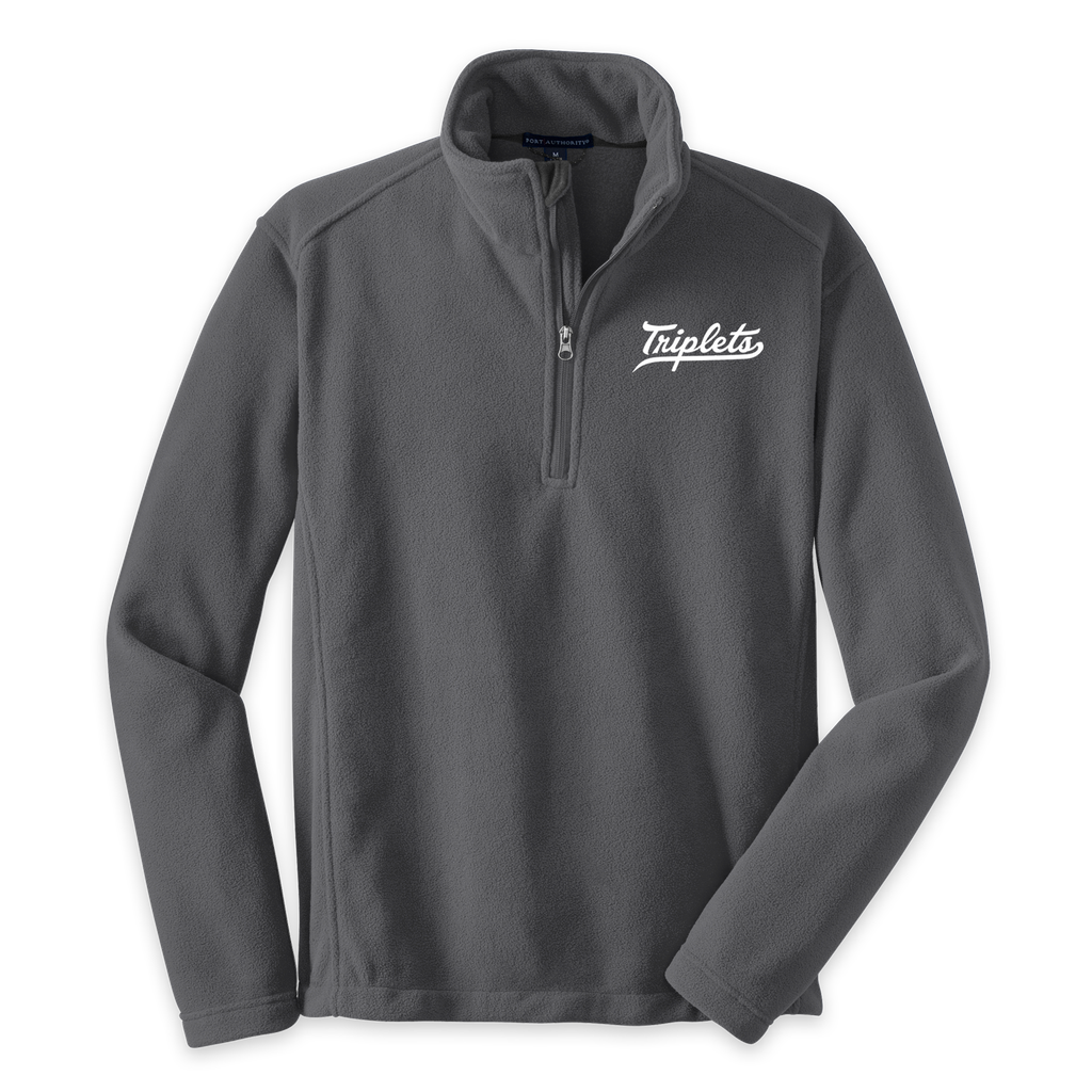 Binghamton Vintage Triplets - Unisex 1/4 Zip Fleece Pullover