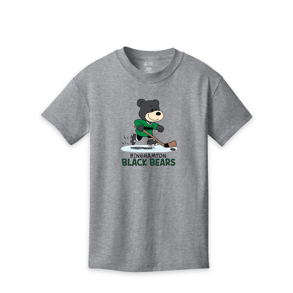 Black Bears Peanuts Design Youth T-Shirt