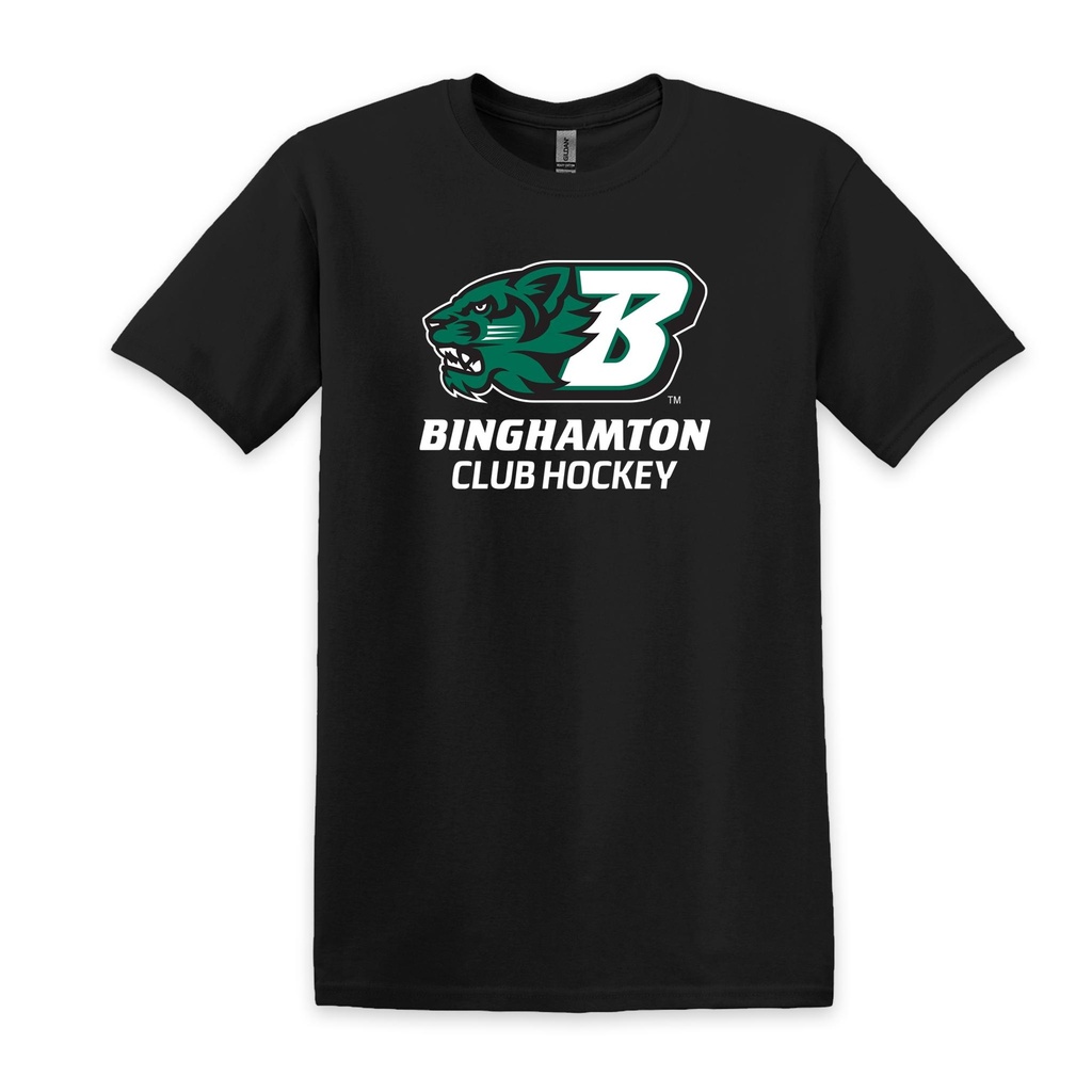 [64000-S-Black] BU Club Hockey T-Shirt (Black, S)