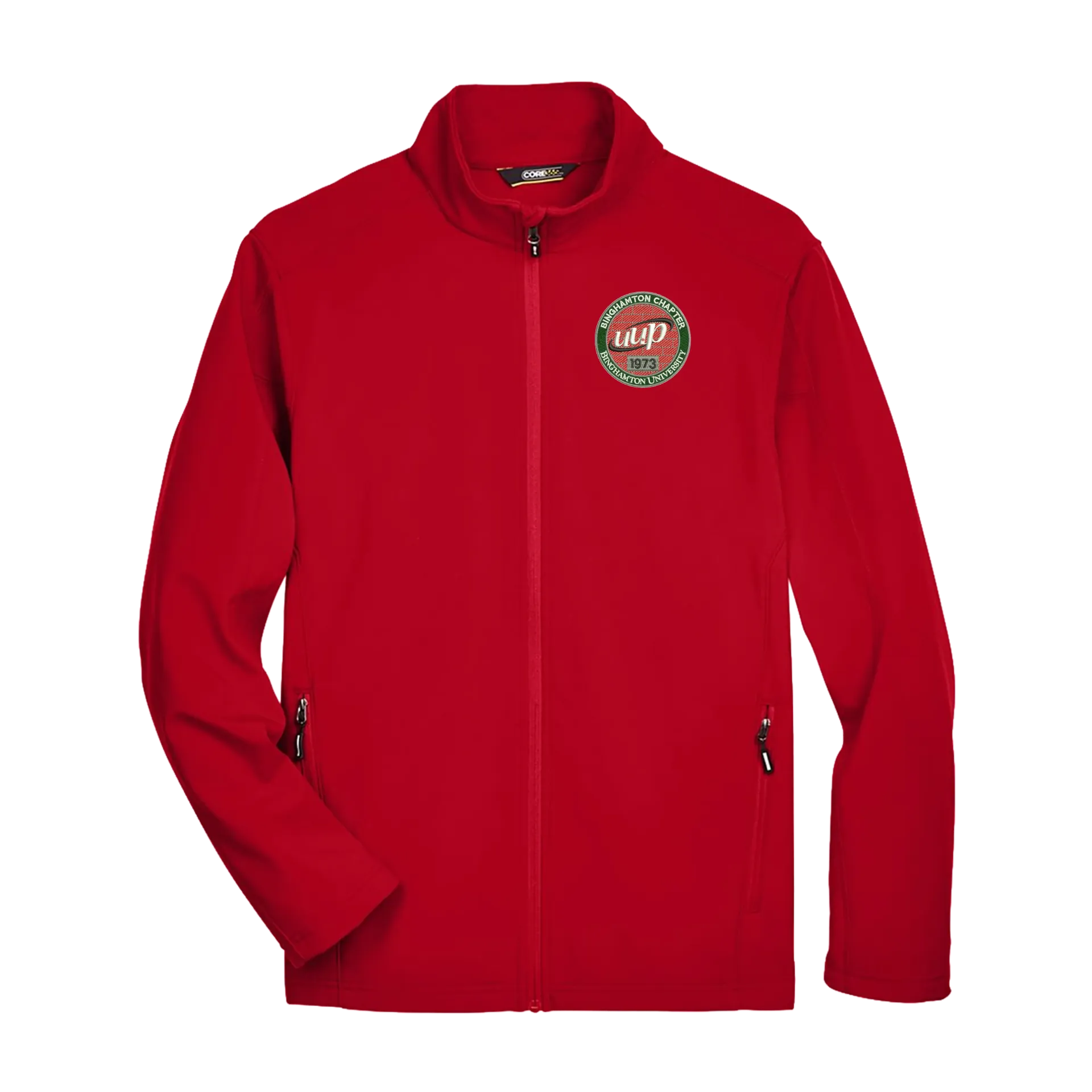[88184-S-Classic Red] UUP - Unisex Two Layer Fleece Bonded Soft Shell (S)