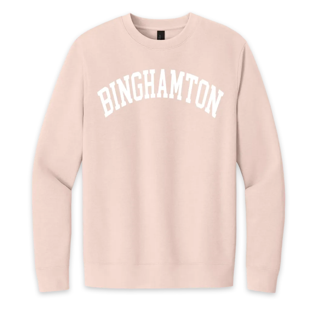 Binghamton Crewneck - Rosewater Pink