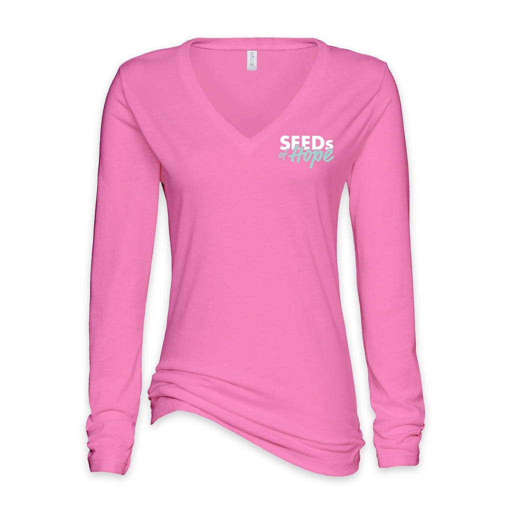 SEEDS of Hope - Ladies Long Sleeve V Neck