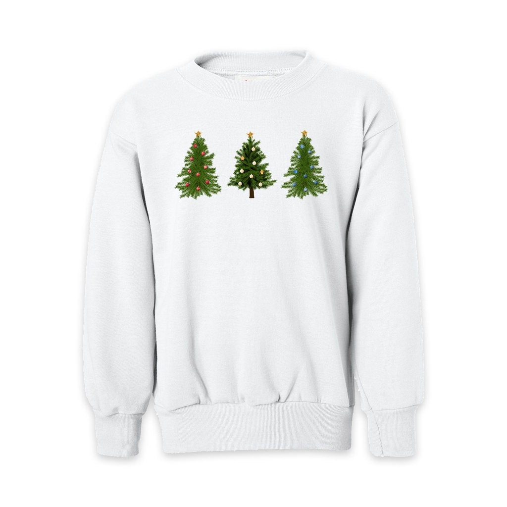 Youth Christmas Trees Crewneck