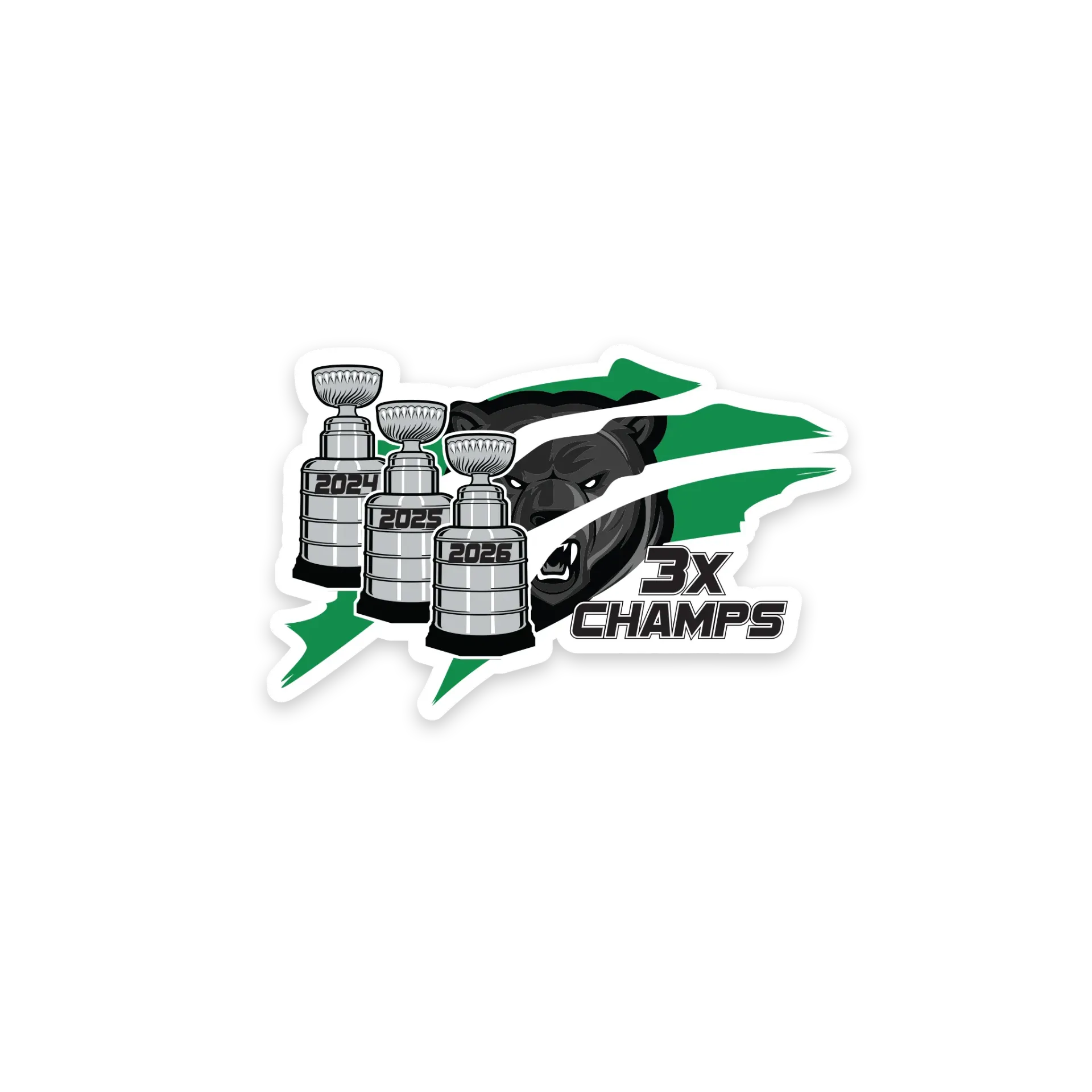 Binghamton Black Bears Championship Dynasty Sticker 2026