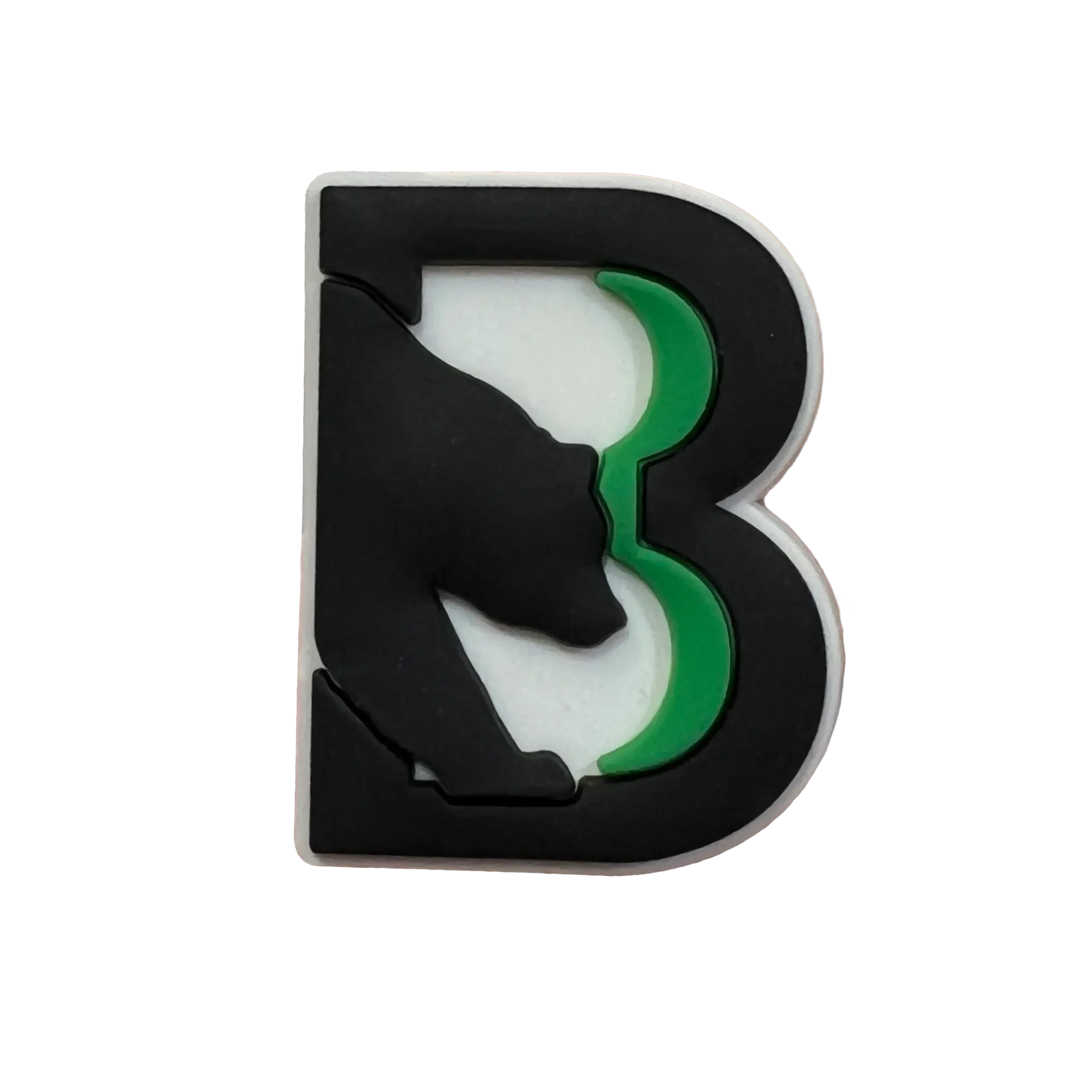 [SHA001-Black Bears B] Binghamton Black Bears "B" Croc Charm!