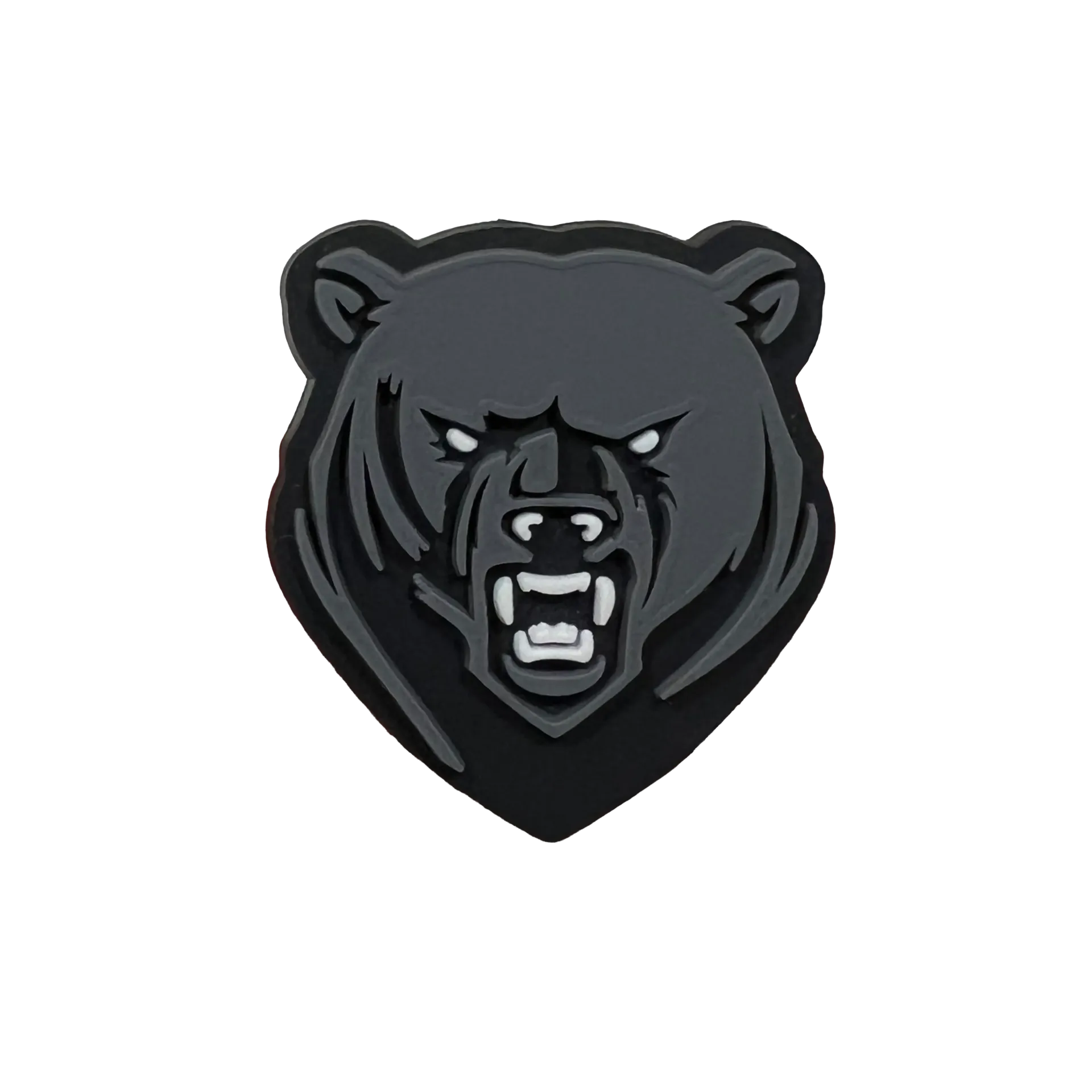 Binghamton Black Bears Bear Head Croc Charm!