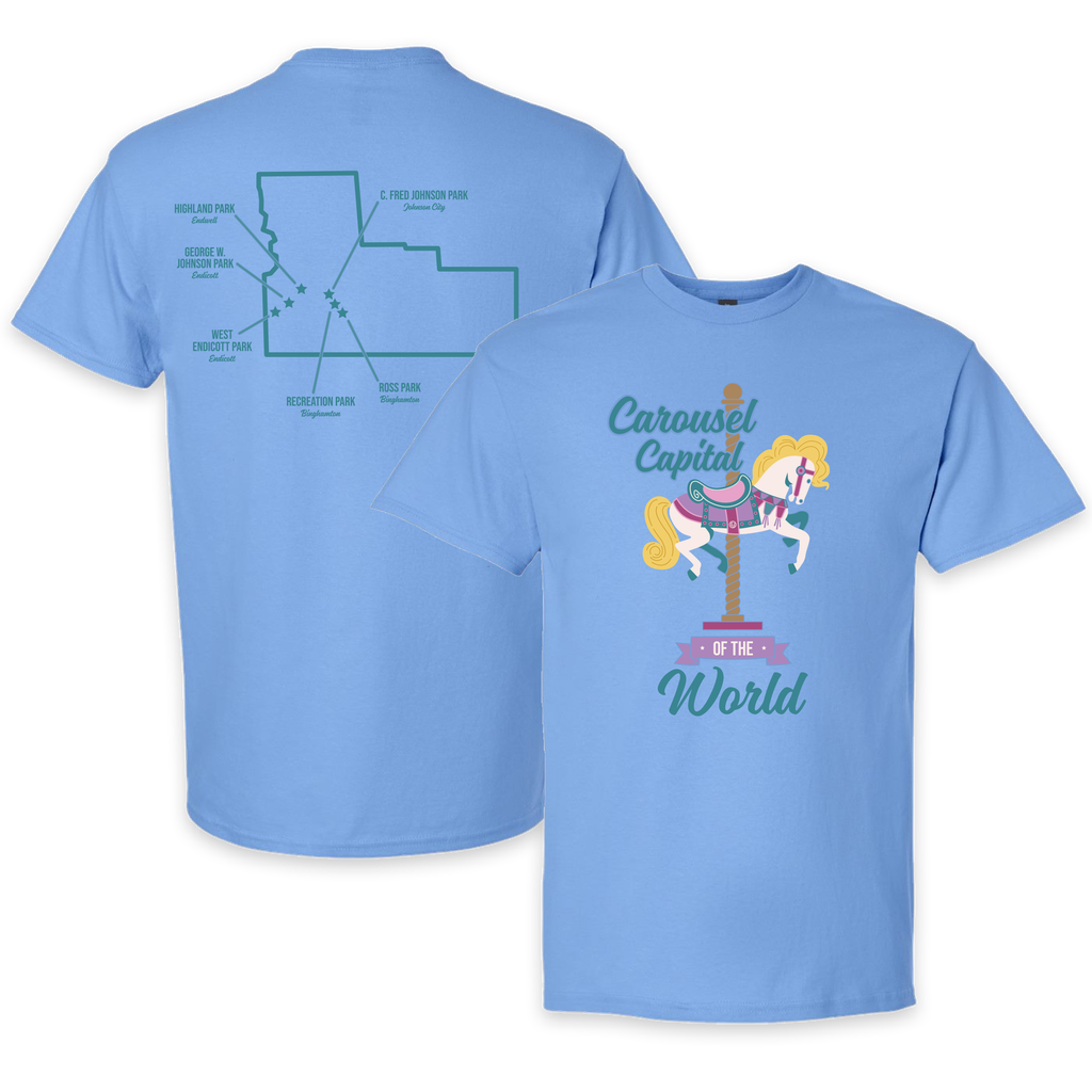 [2000-S-Carolina Blue] Carousel Capital Of The World - Full Color (S, Carolina Blue)