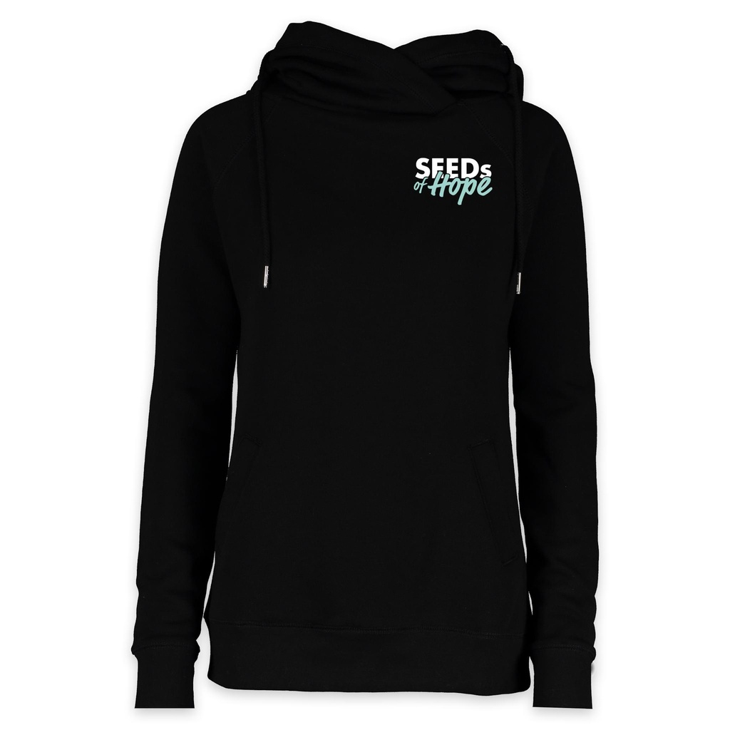 SEEDS of Hope - Ladies Cowl Neck Sweatshirt