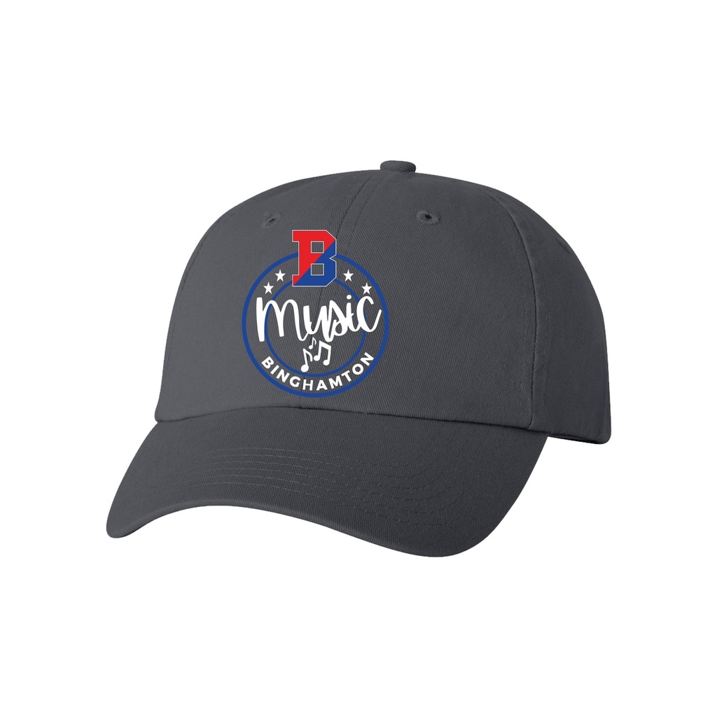 [VC300A-Charcoal] BHS Music Dept. Dad Hat (Charcoal)