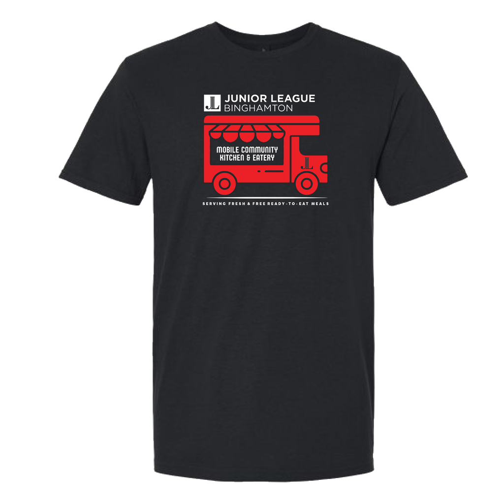 [64000-S-Black] Junior League Of Binghamton - Softstyle Tshirt (S, Black)