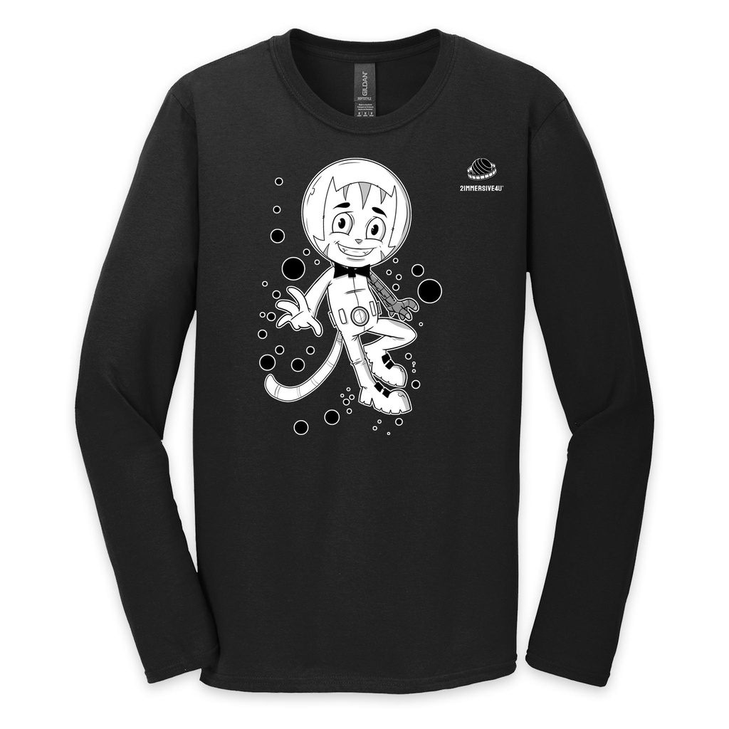 2Immersive4u - Immy Long Sleeve T (Black, S)