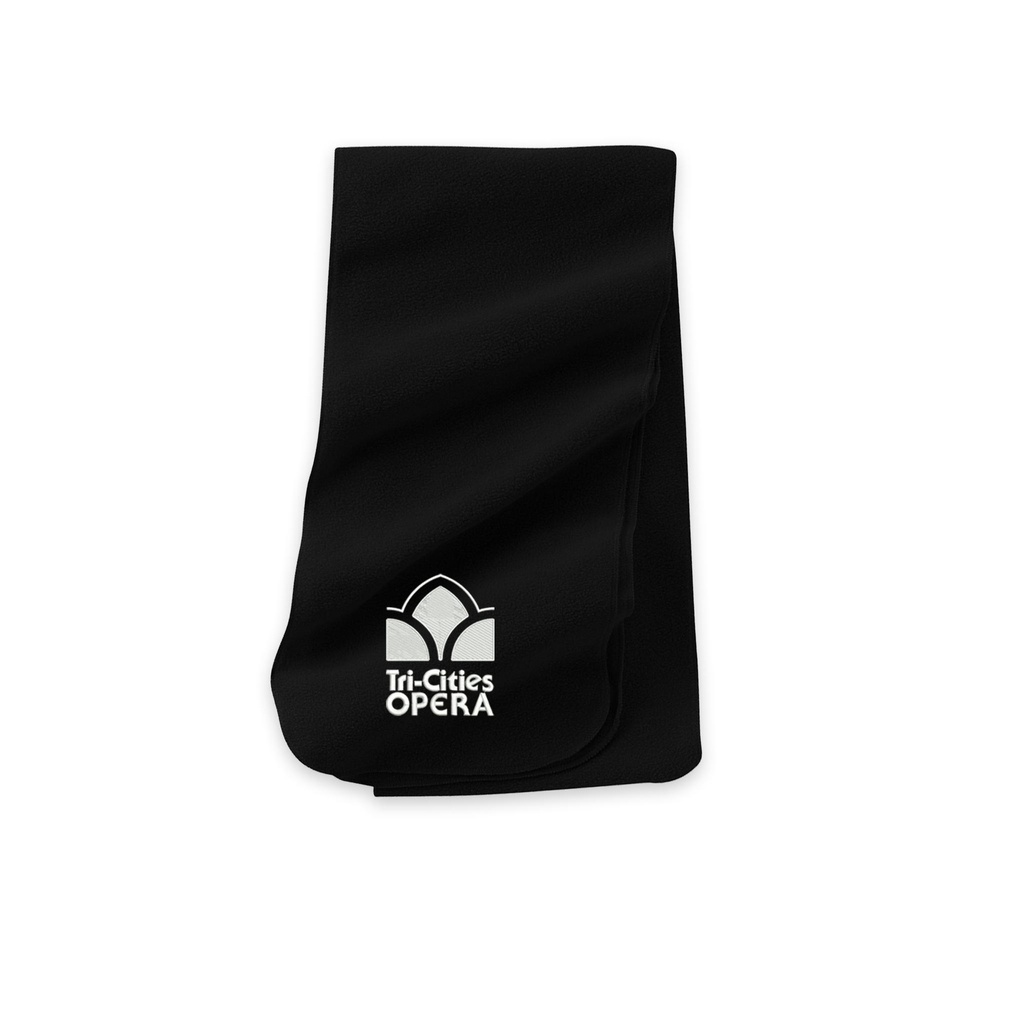 Tri-Cities Opera Fleece Scarf RETRO Logo