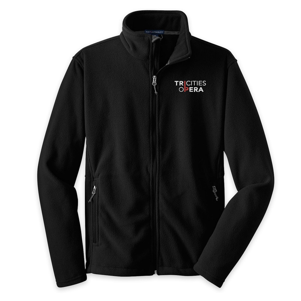 [F217-S-Black] Tri-Cities Opera - Fleece Full Zip (S, Black)