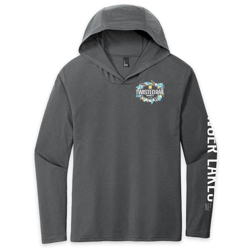 Twisted Rail Long Sleeve Hooded Tee