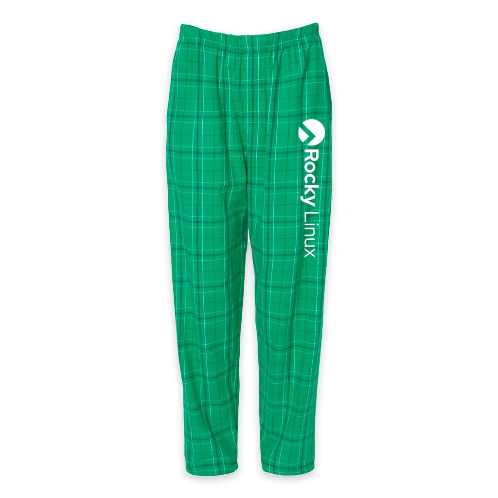 [BM6624-XS-Kelly Field Day Plaid] Rocky Linux Sleep Pants (Kelly Field Day Plaid, XS)