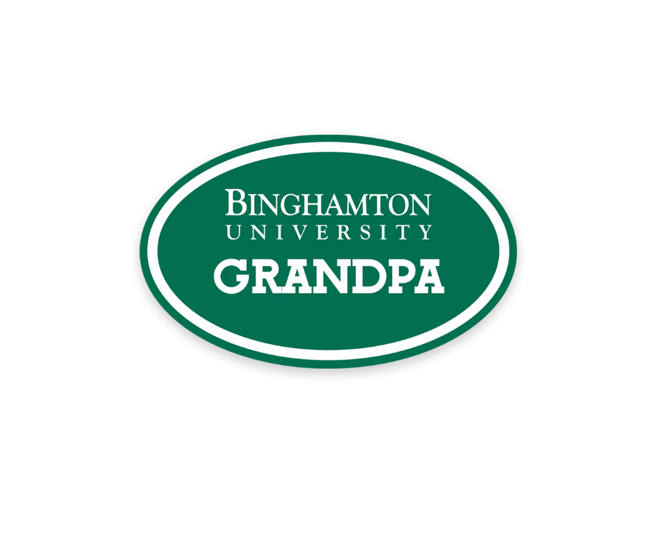 Binghamton University "Grandpa" Laminated Vinyl Sticker