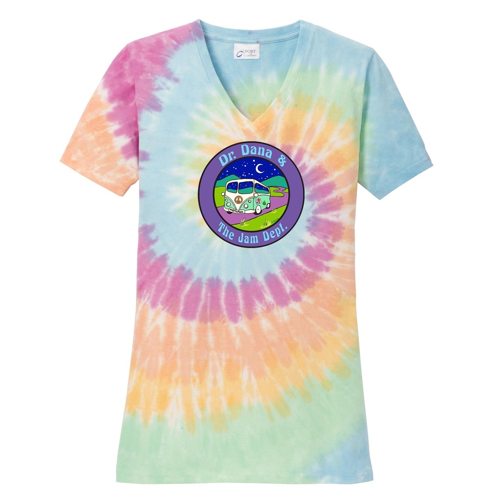 Dr. Dana & The Jam Dept. Ladies V-Neck Tee