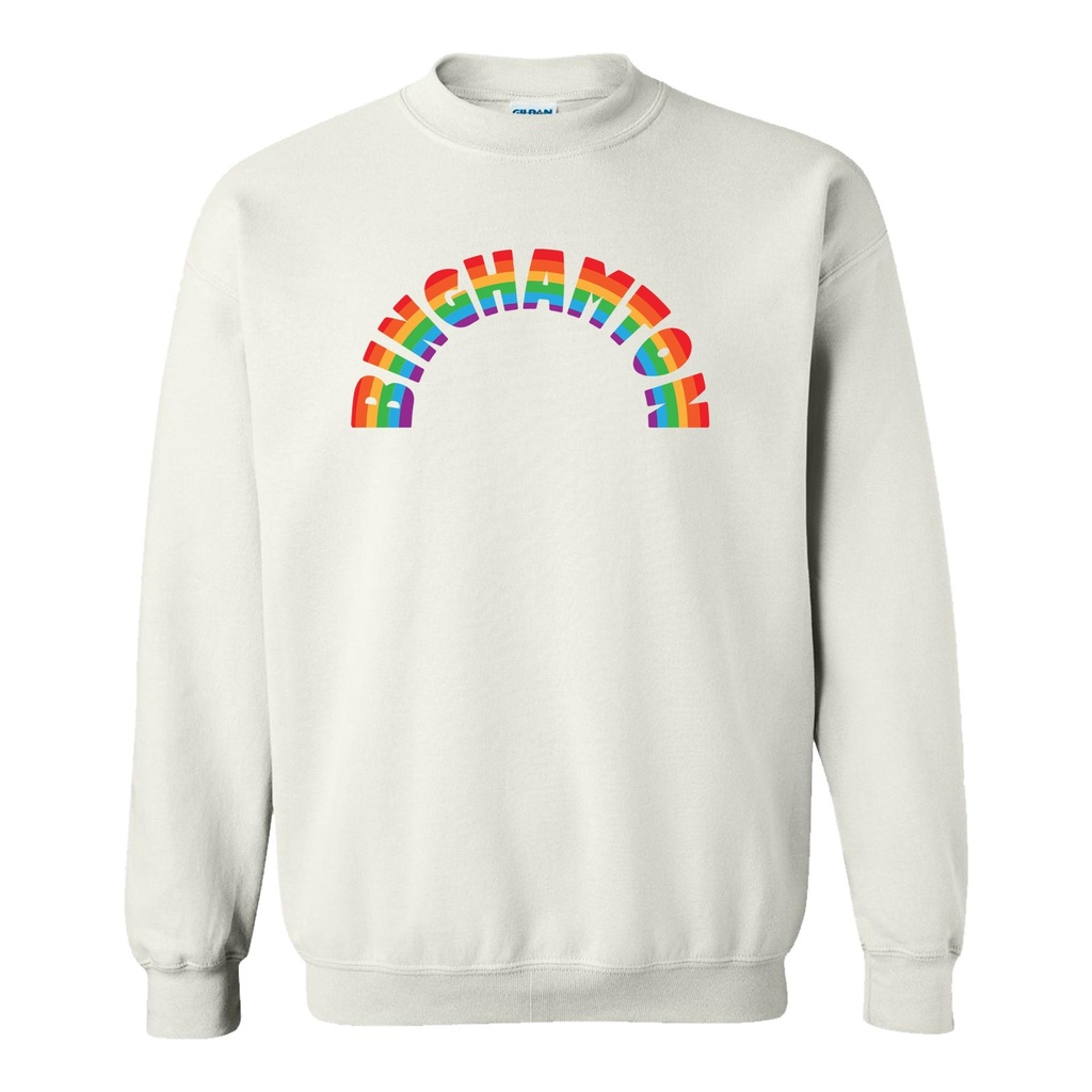 Binghamton Rainbow Crewneck Sweatshirt - ONLINE EXCLUSIVE