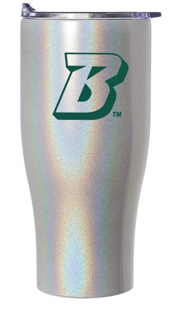 27oz Iridescent Stainless Steel Travel Mugs with Flying B logo imprint