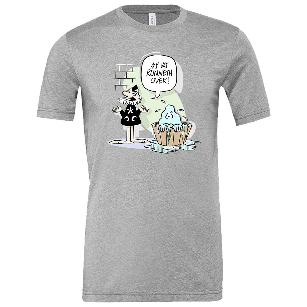 [3001CVC-S-Athletic Heather] Wizard of ID - Vat T-Shirt (Athletic Heather, S)