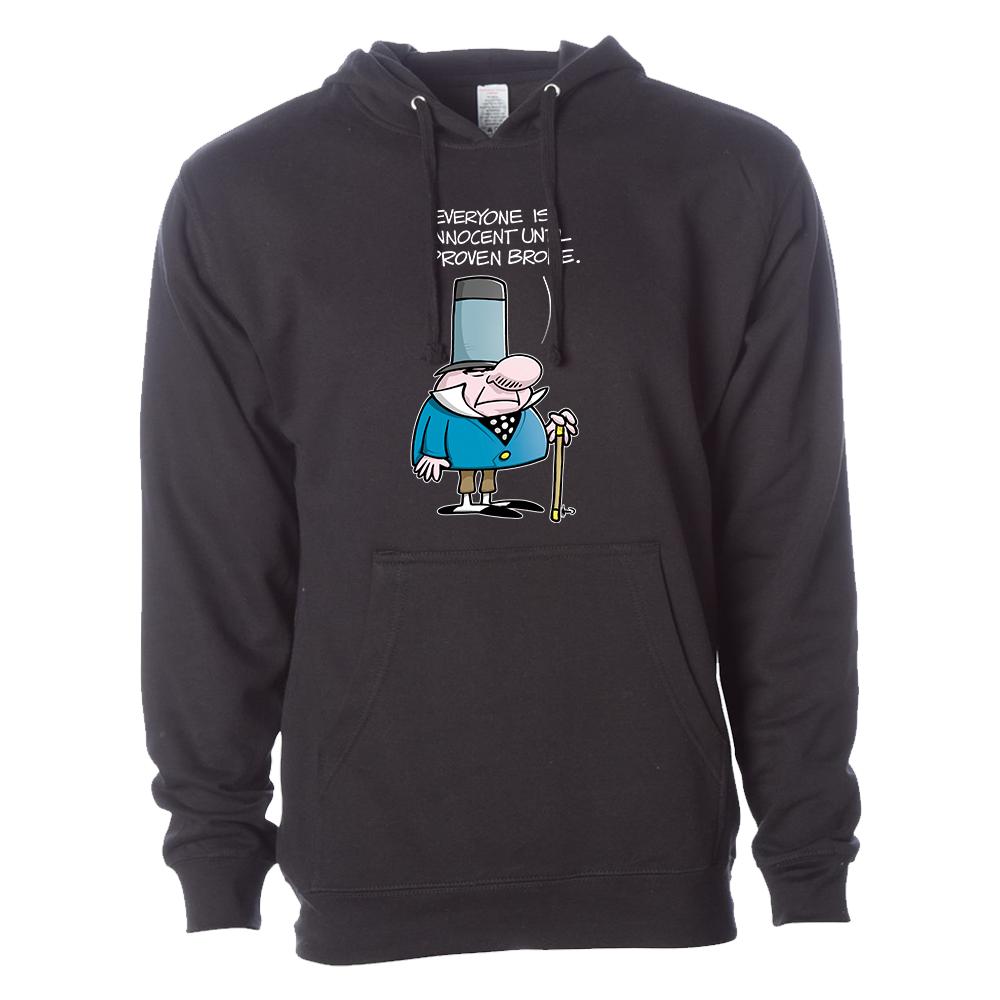 Wizard of ID - Broke Hooded Sweatshirt (Black, S)