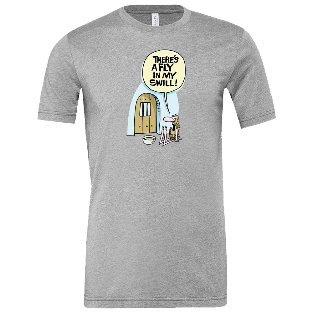 Wizard of ID - Fly In My Swill T-Shirt (Athletic Heather, S)
