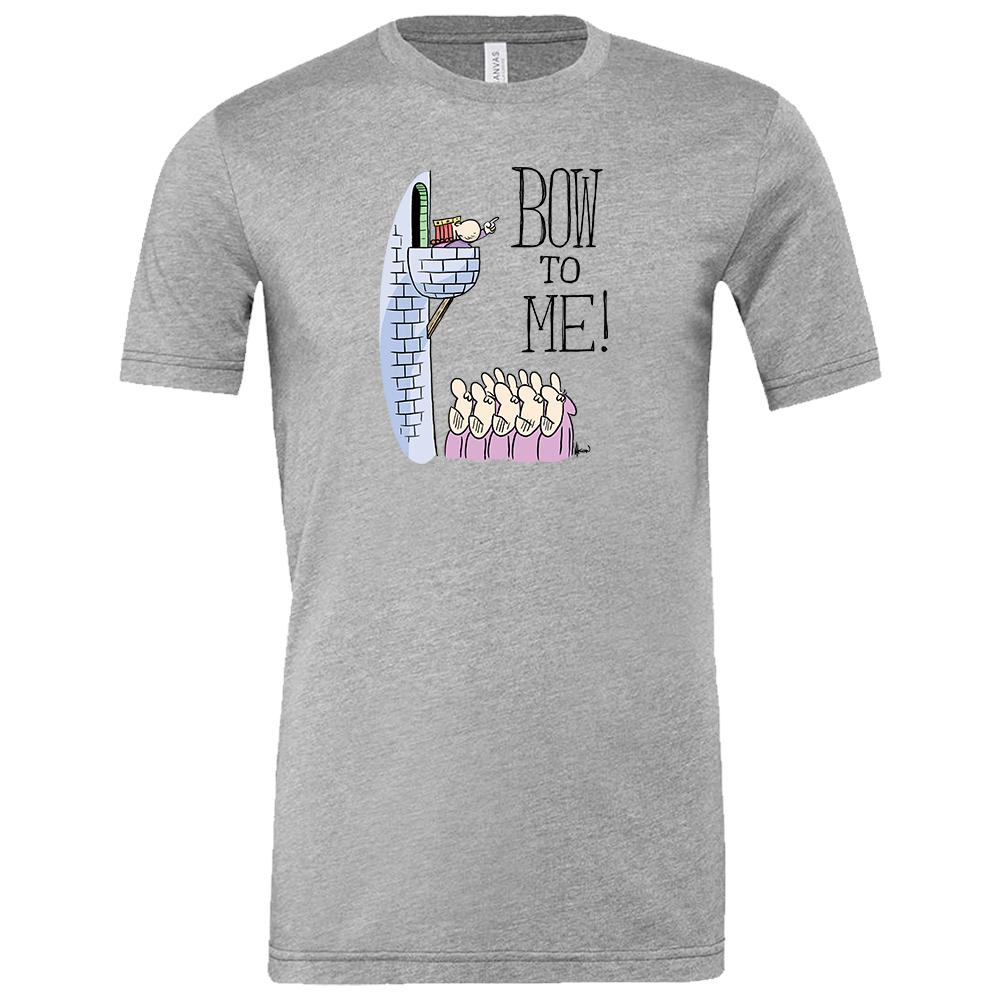 [3001CVC-S-Athletic Heather] Wizard of ID - Bow to Me T-Shirt (Athletic Heather, S)