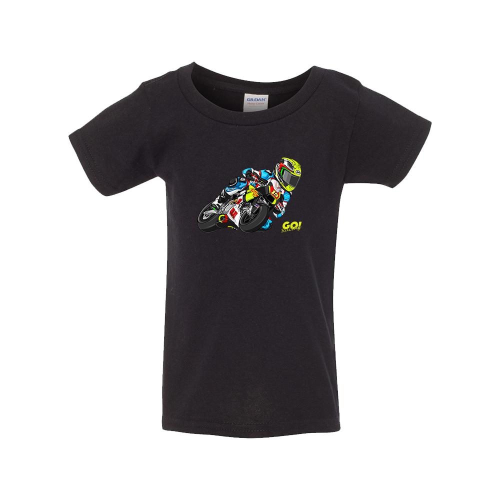 Tyler Kuhn GO! Racing Toddler T-shirt Black